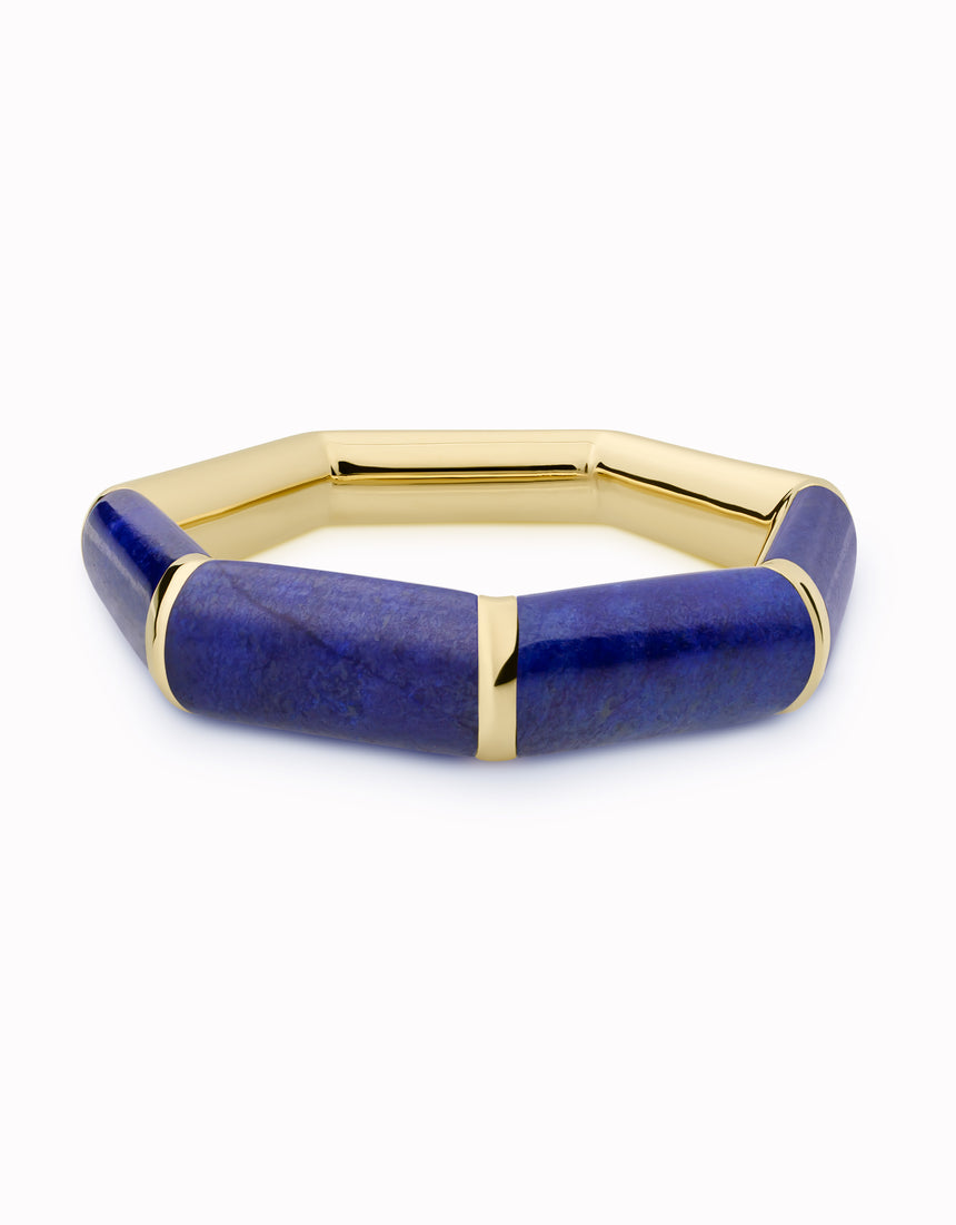 Anillo HeptaBloom · Wide Gem