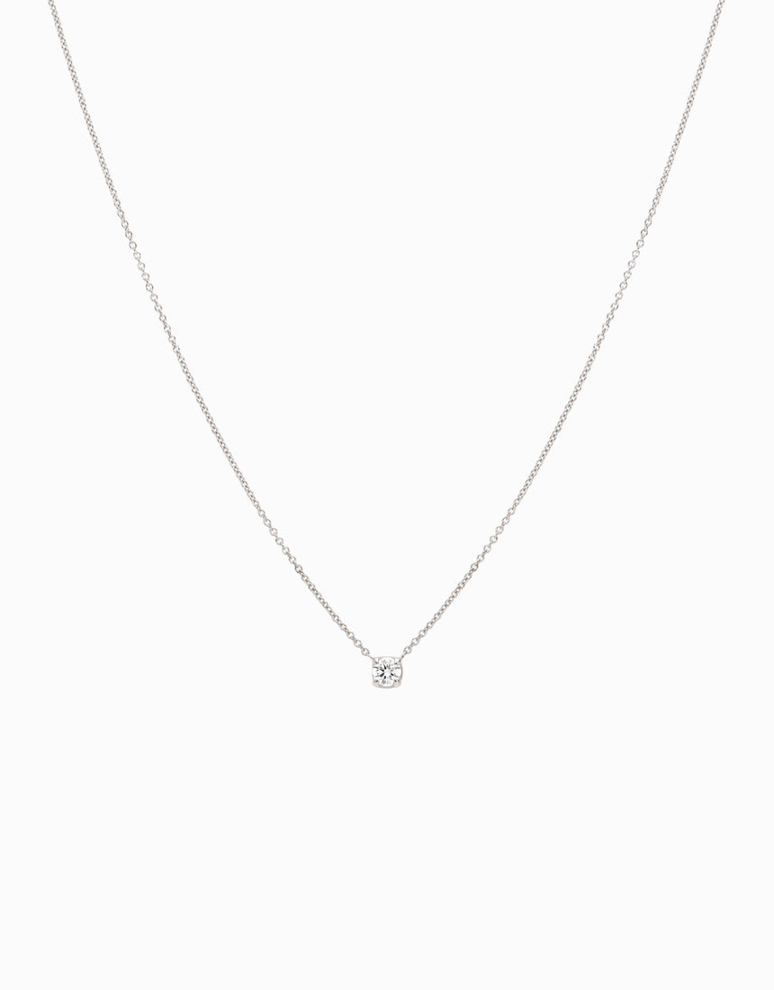 Penjoll White Solitaire · 0,20ct - Roosik & Co - Penjoll