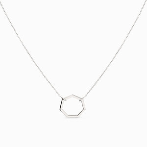 Colgantes de oro blanco