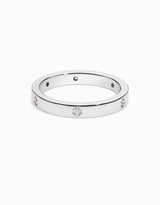 Aliança Heptasik diamond · Or blanc - Roosik & Co -