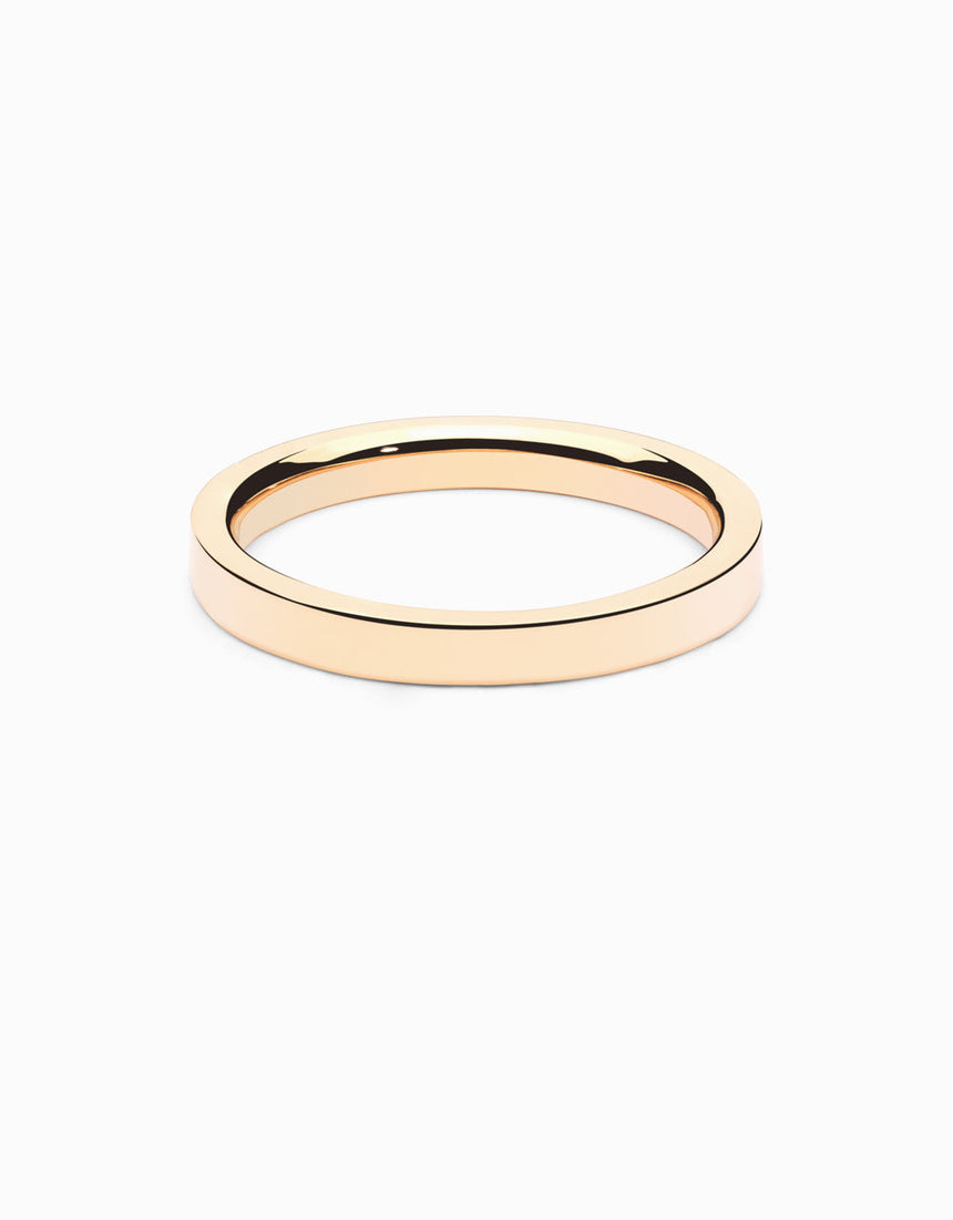 Aliança Modern 3 · Or rosa - Roosik & Co -