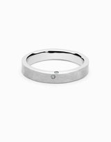 Aliança Modern 3 · Or blanc - Roosik & Co -