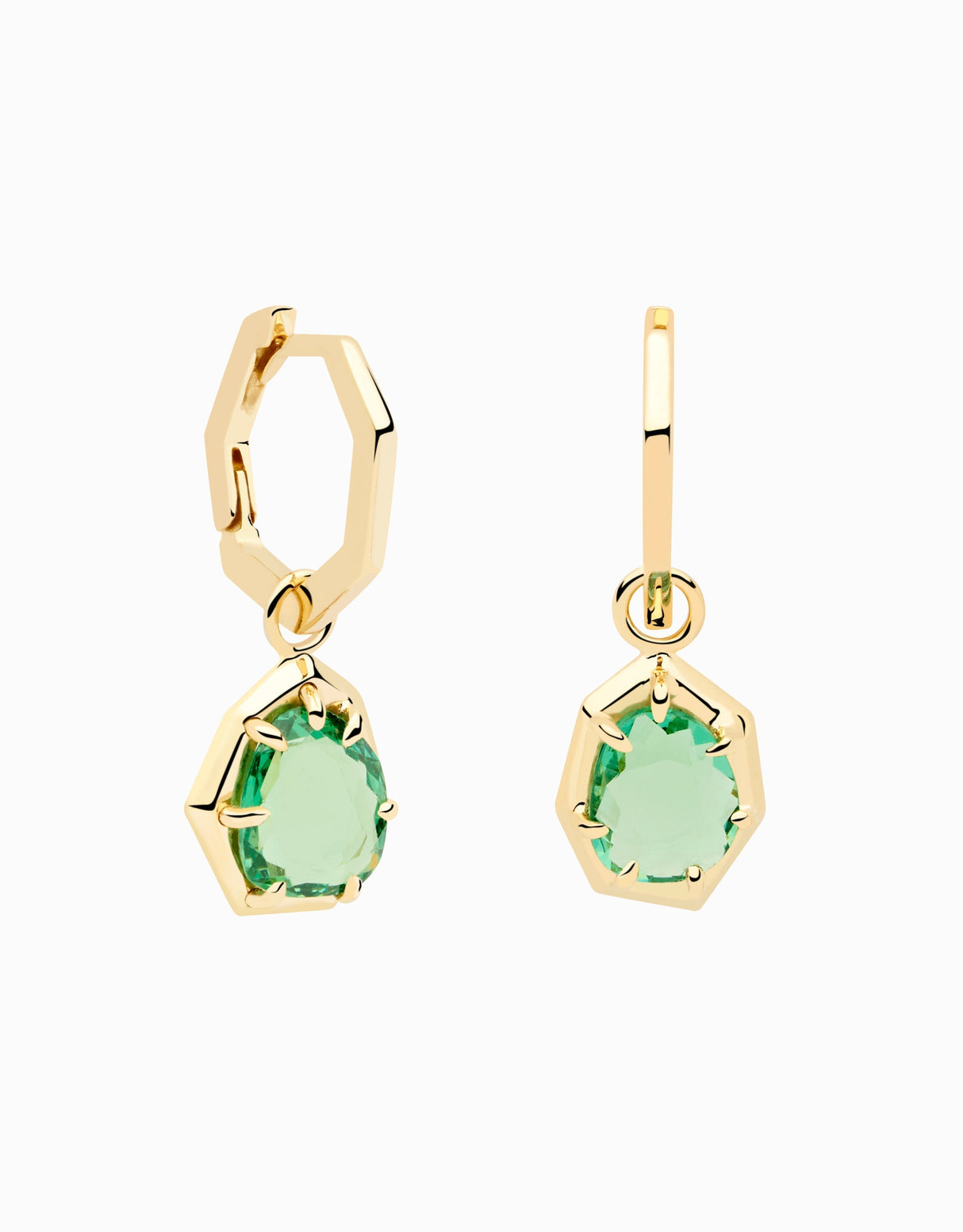 N.2 · Pendientes de aro de oro · XL
