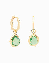 N.2 · Pendientes de aro de oro · XL