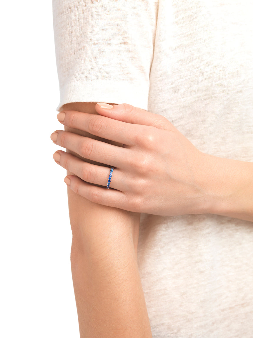 Mitja Aliança Classik Sàfirs · 0,55ct  - Roosik & Co - Anell