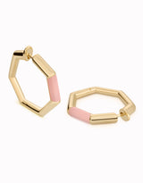 Pendientes de aro HeptaBloom · Gems