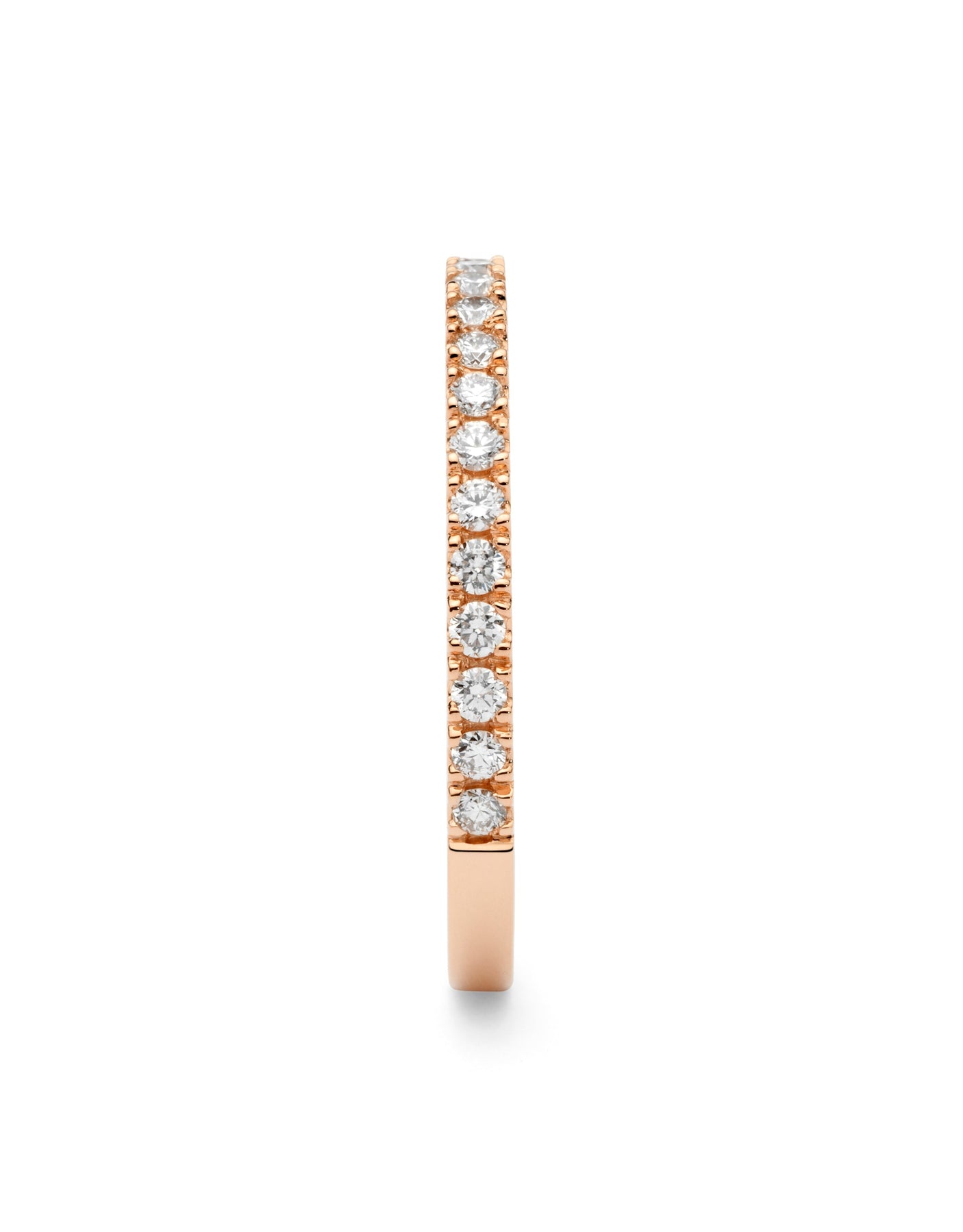 Aliança Half Slim Rose · 0,30ct - Roosik & Co - Anell