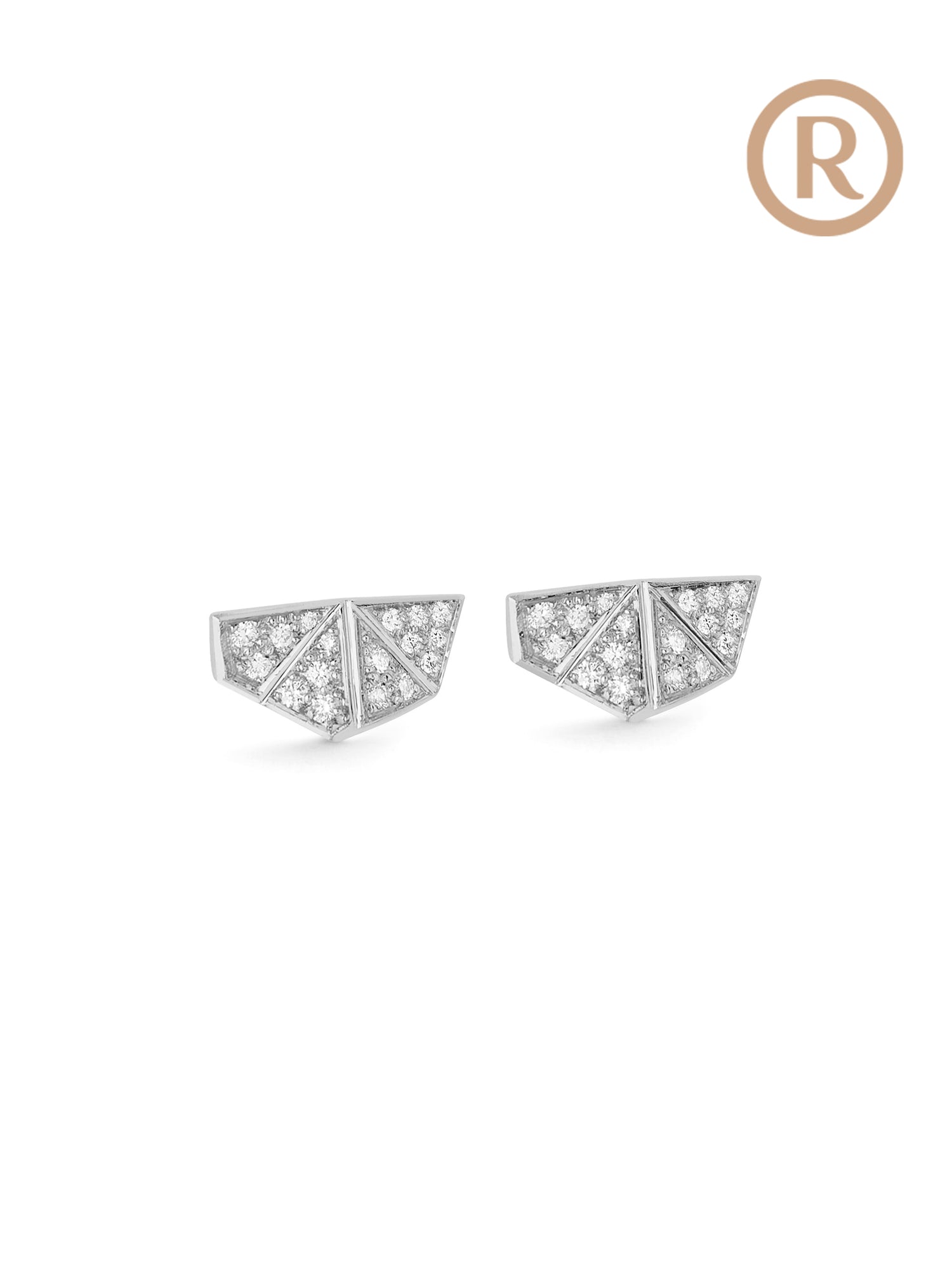 Brilliant Mosaik earrings · White gold