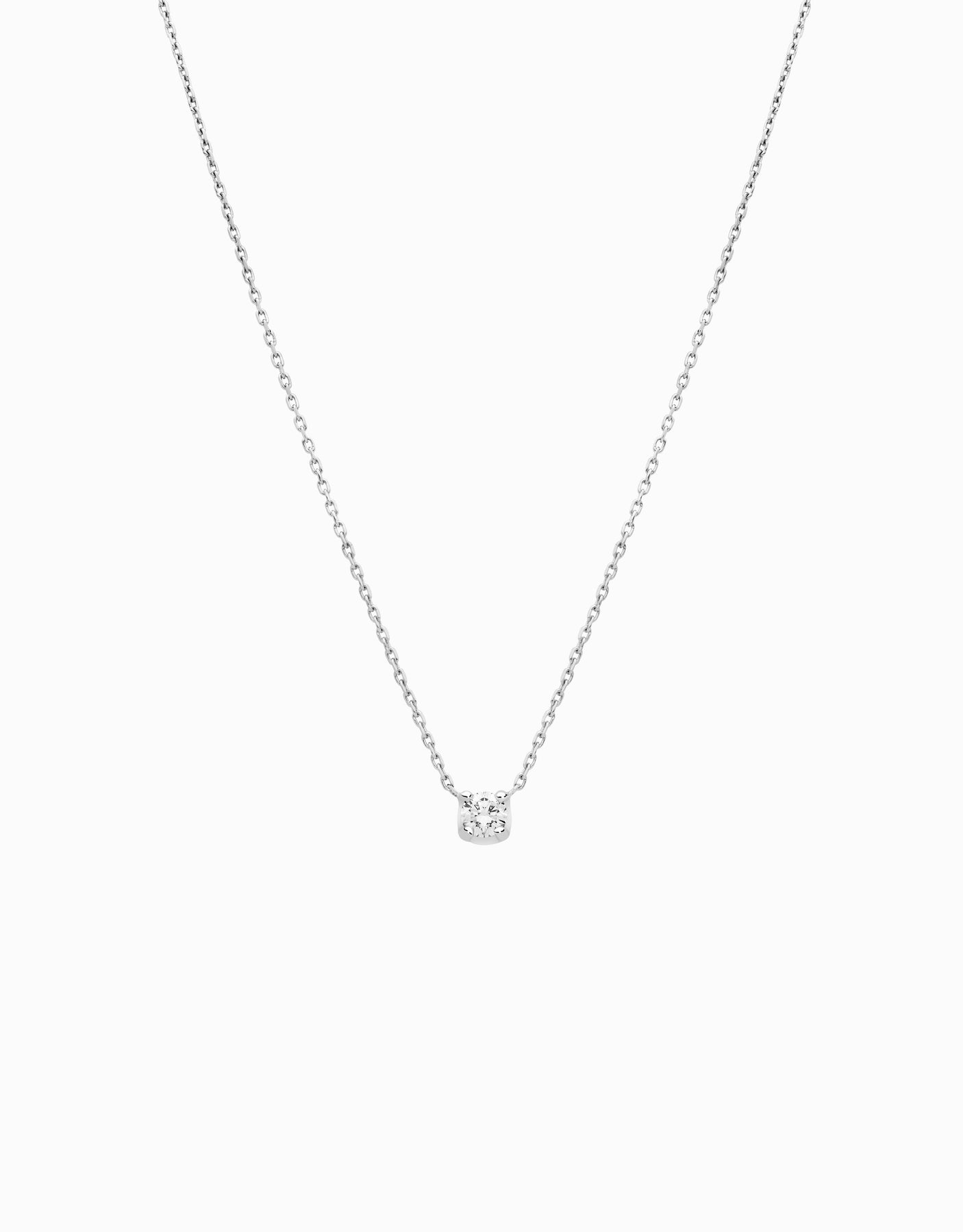 Penjoll White Solitaire · 0,15ct