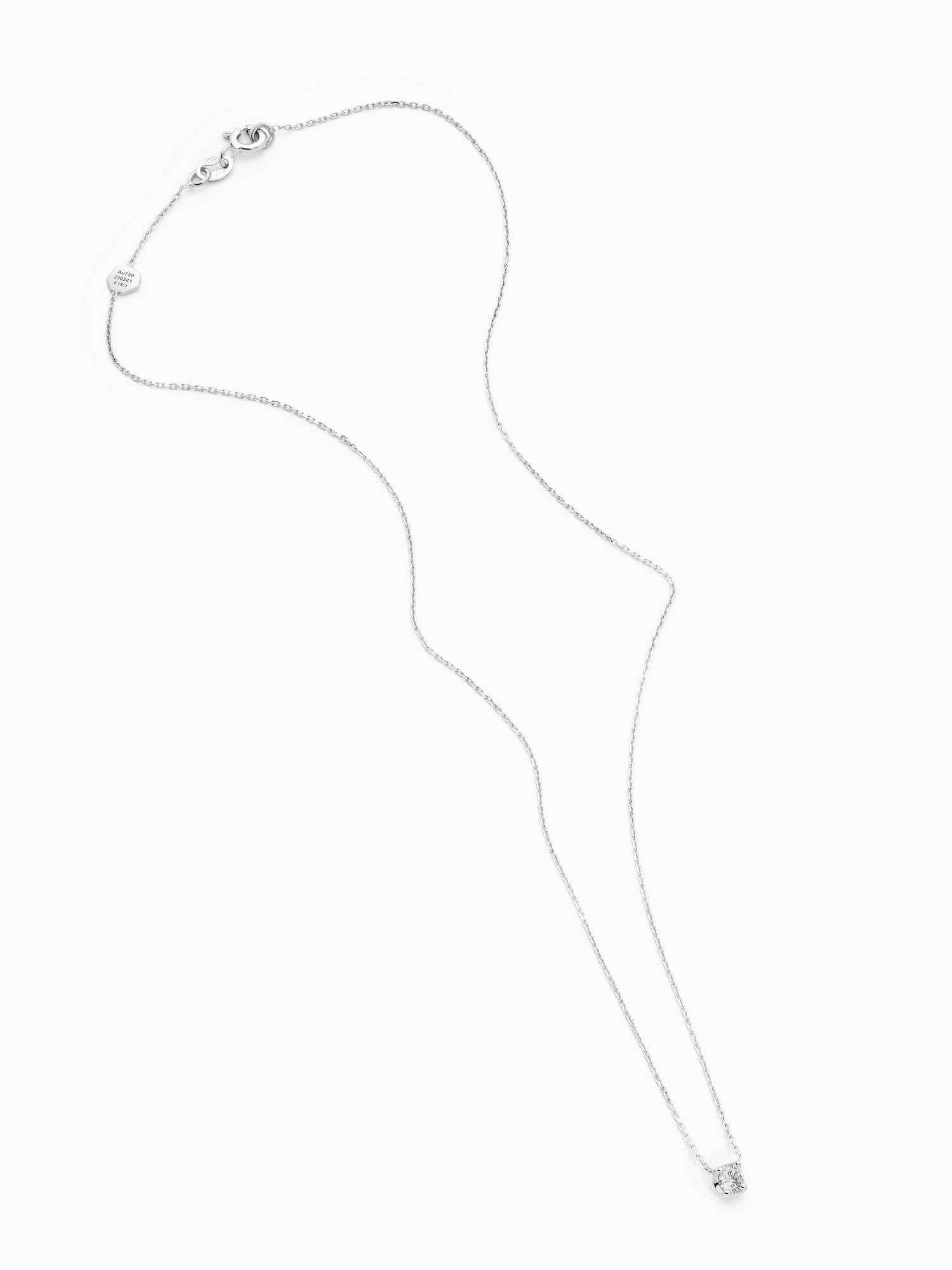 Penjoll White Solitaire · 0,15ct