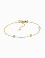 Polsera Gems III amb aiguamarines - Roosik & Co