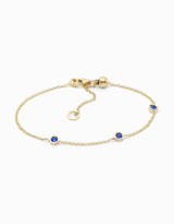 Polsera Gems III amb safirs blaus - Roosik & Co