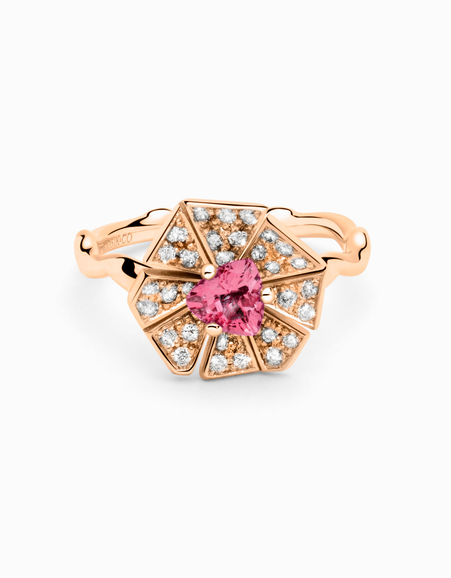 Anillo Rose Marine · Turmalina