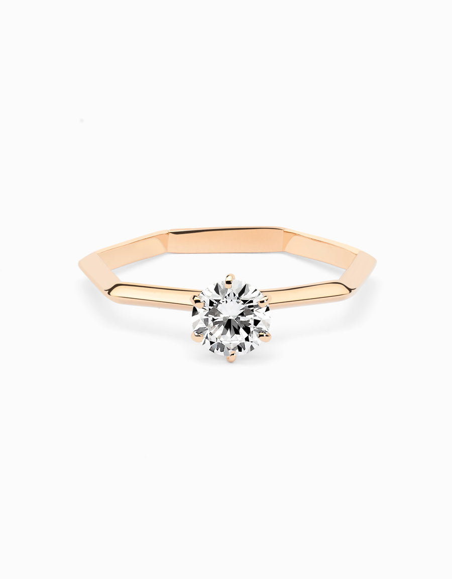 Engagement HeptaSolitaire Ring · 0.50ct Diamond