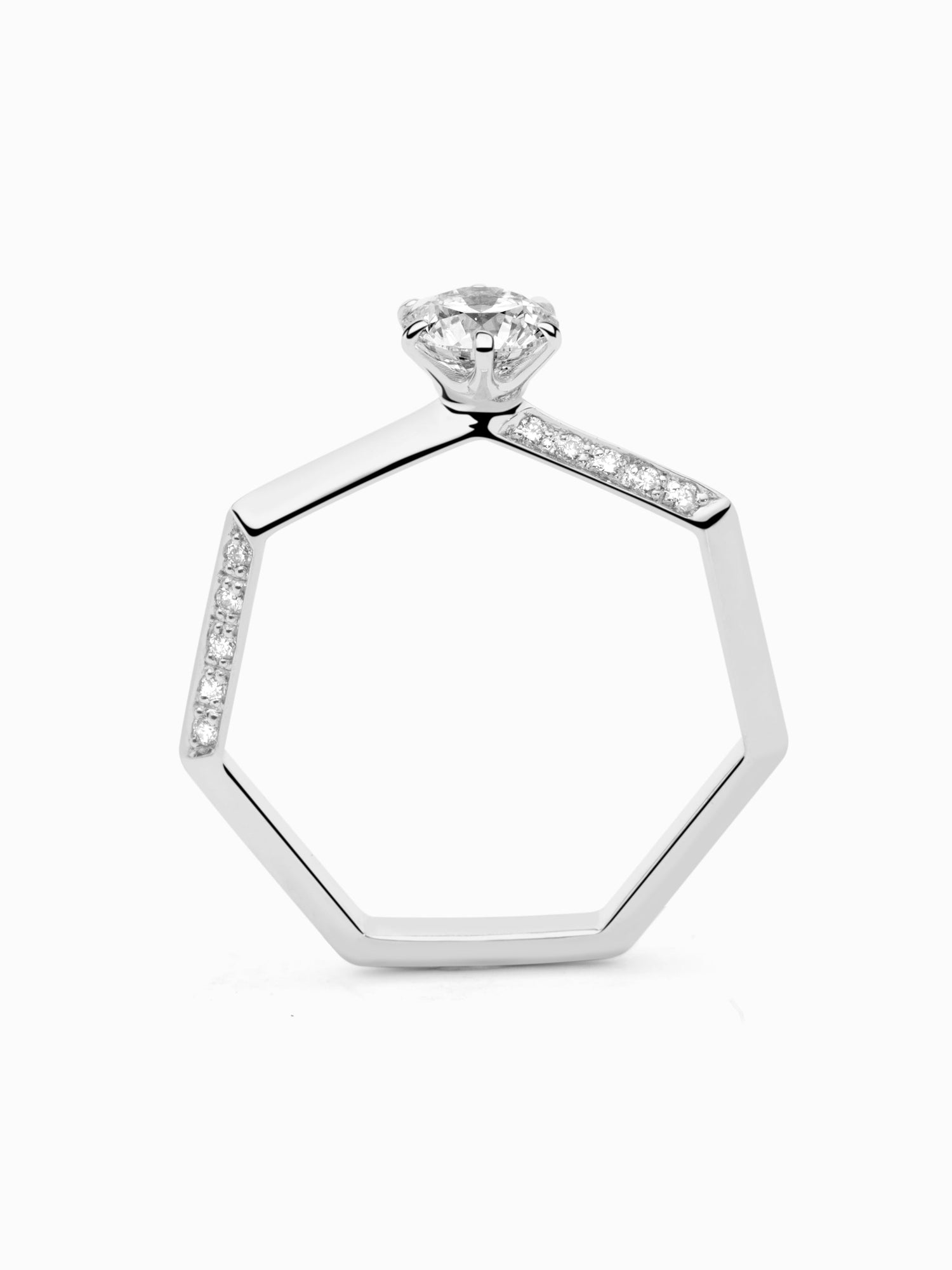 Ring HeptaSolitaire Romanticism · 0.30ct Diamond