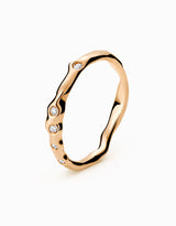 Touramalli Heptalium Gold Ring · Polished