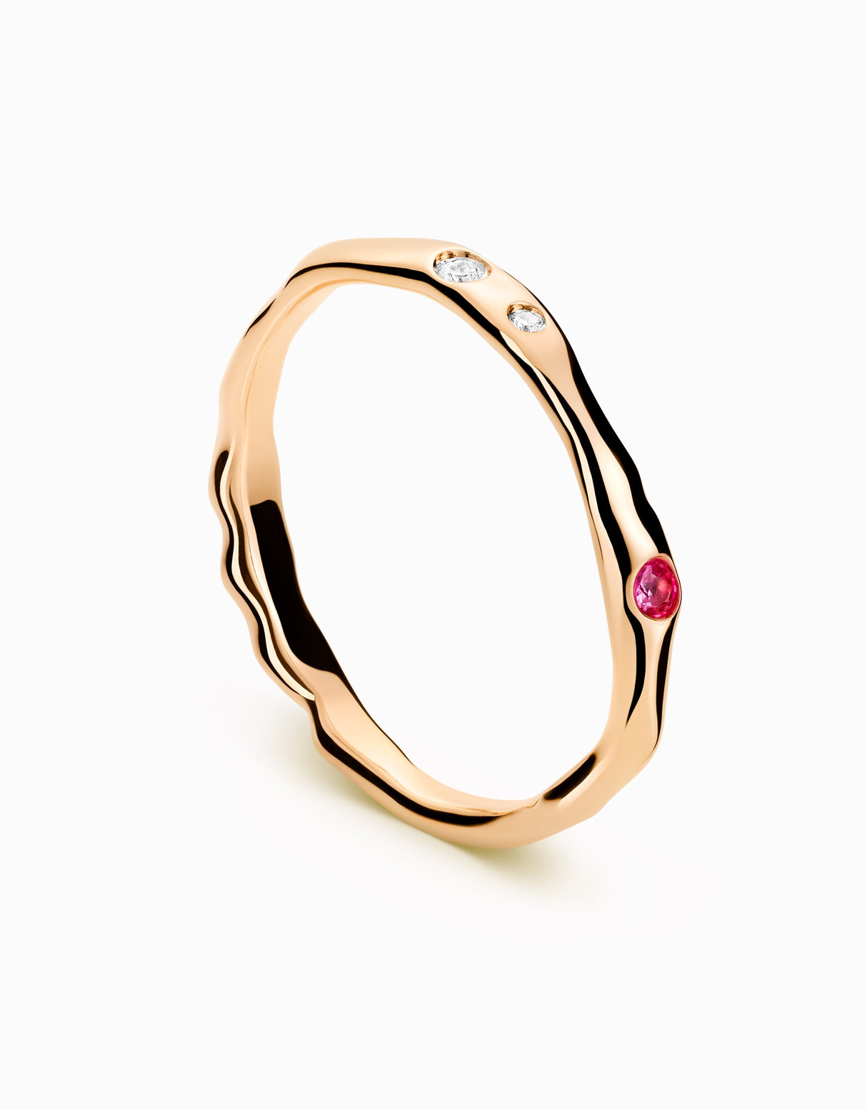 Touramalli Heptalium Gold Ring · Polished