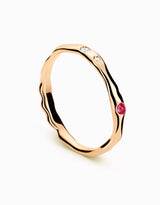 Touramalli Heptalium Gold Ring · Polished