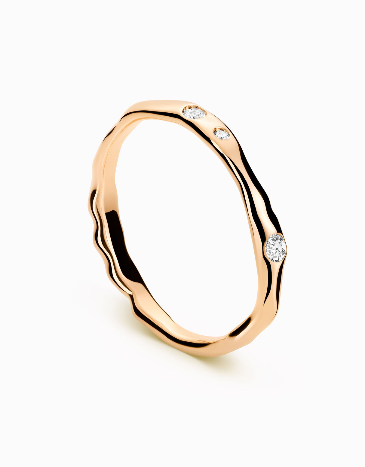 Touramalli Heptalium Gold Ring · Polished