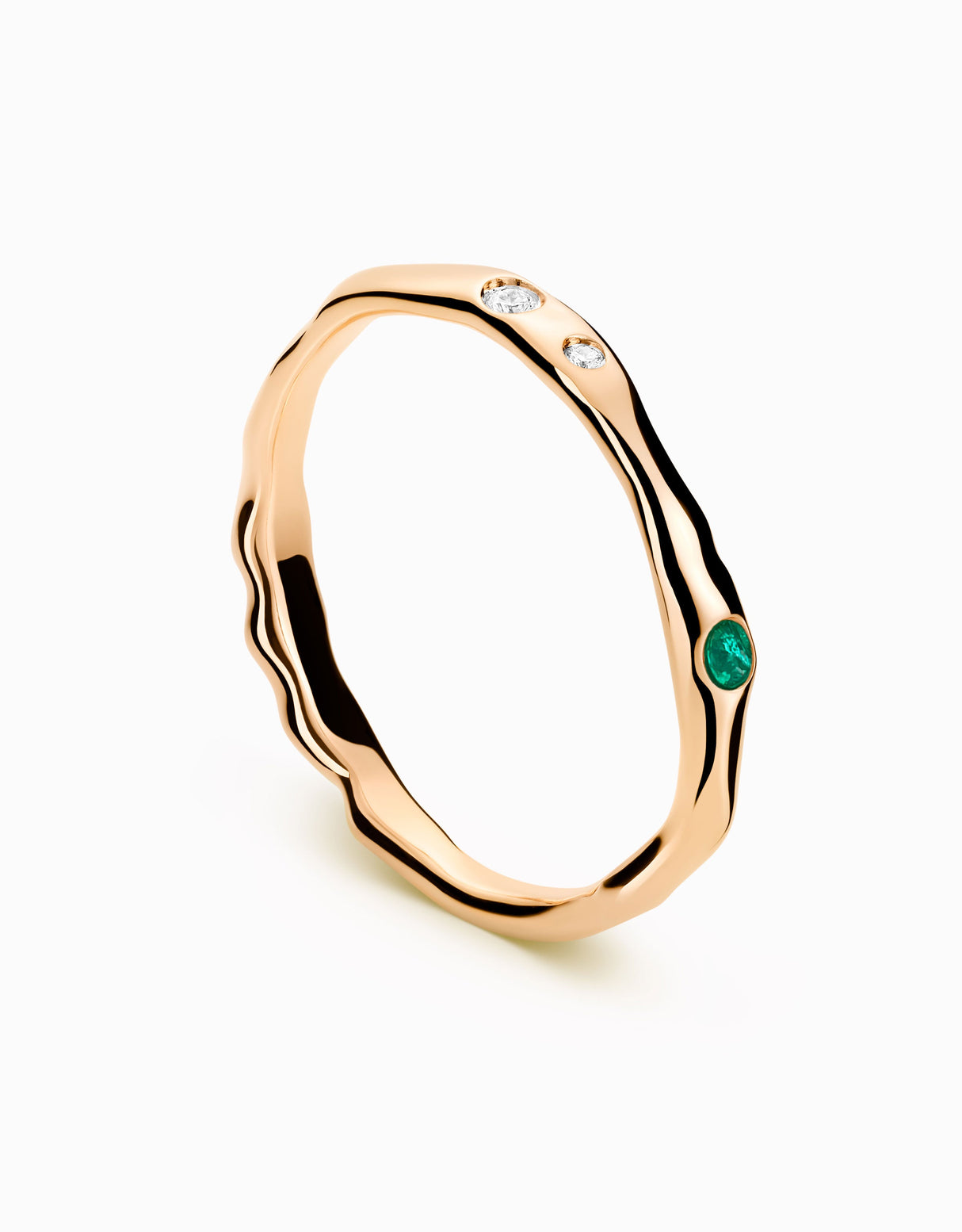 Touramalli Heptalium Gold Ring · Polished