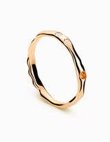Touramalli Heptalium Gold Ring · Polished