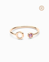 Hepta Puzzle Pink · Safir rosa