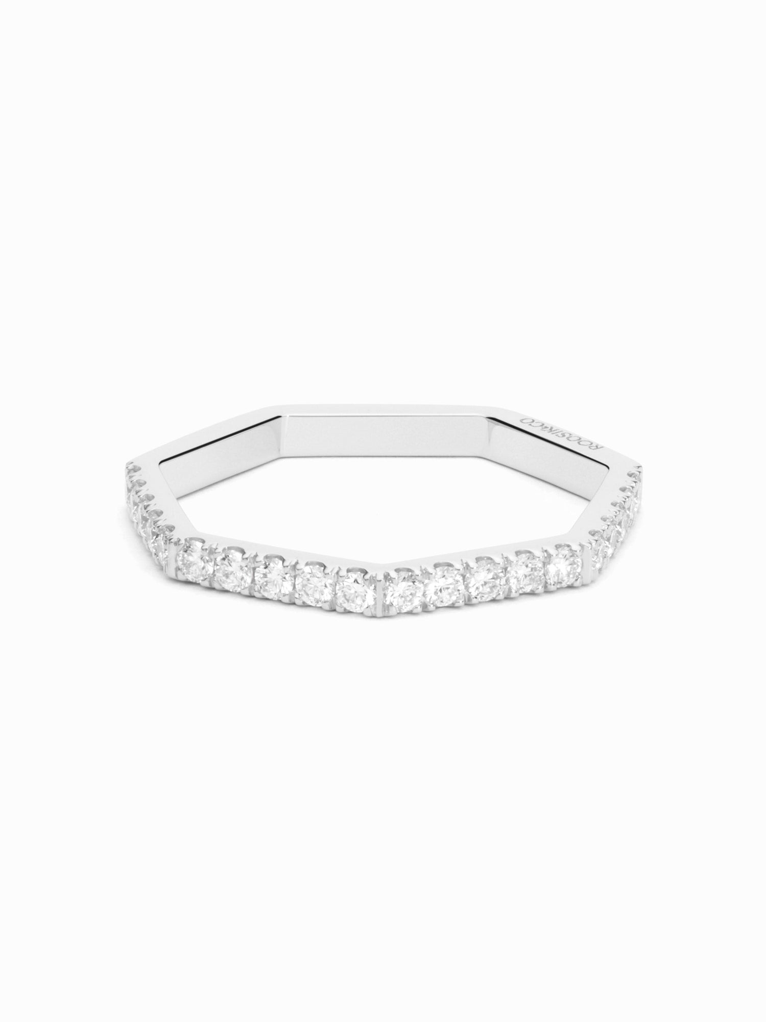 Anell One Diamants Romanticism · Or blanc - Roosik & Co