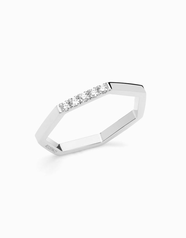 Anell One Diamants Wish · Or blanc - Roosik & Co