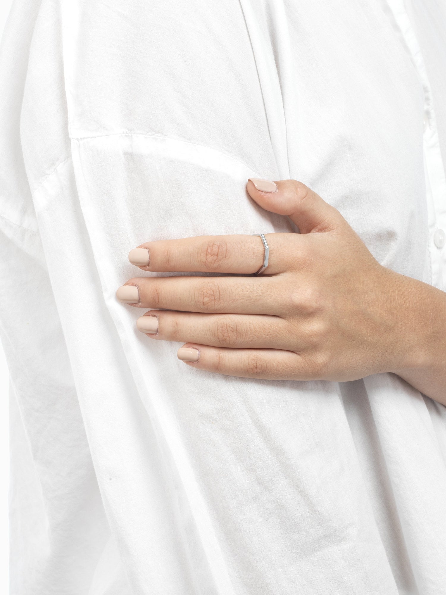 Anell One Diamants Wish · Or blanc - Roosik & Co