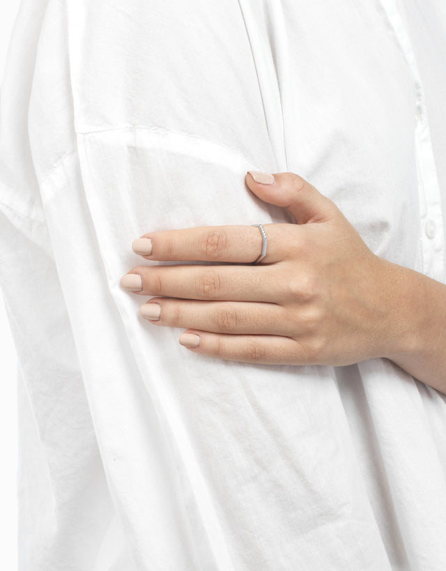 Anell One Diamants Wish · Or blanc - Roosik & Co