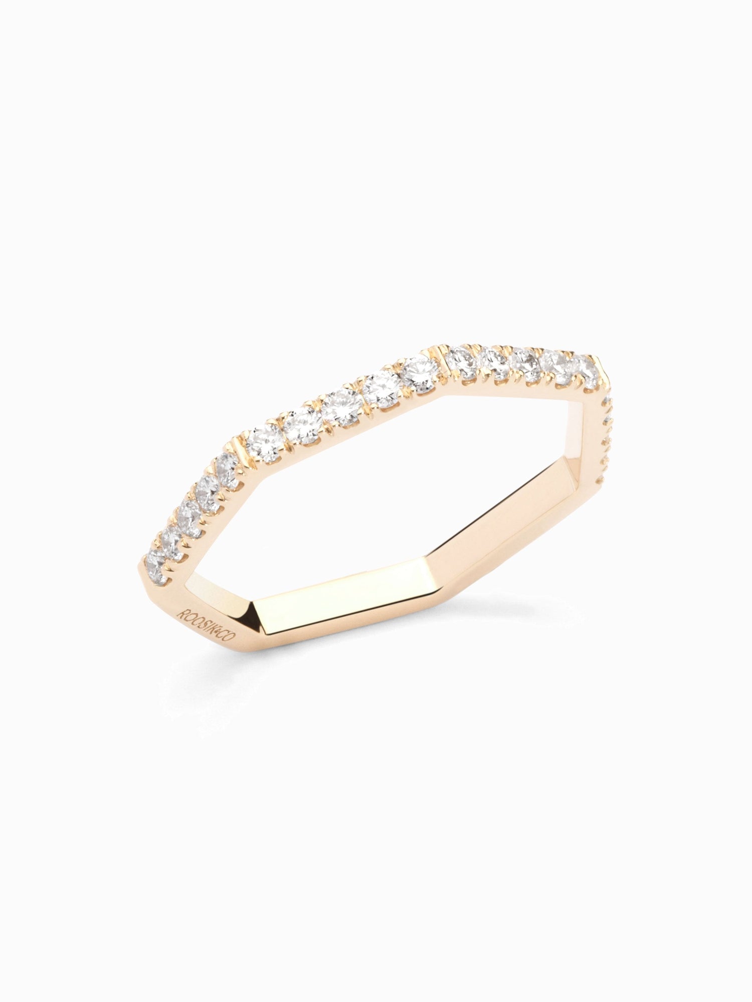 Anell One Diamants Romanticism · Or groc - Roosik & Co