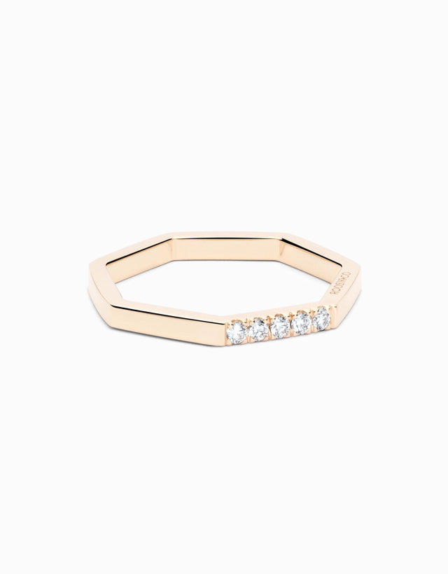 Anell One Diamants Wish · Or groc - Roosik & Co