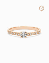 Engagement Ring Essence Romanticism Rose · 0.15ct