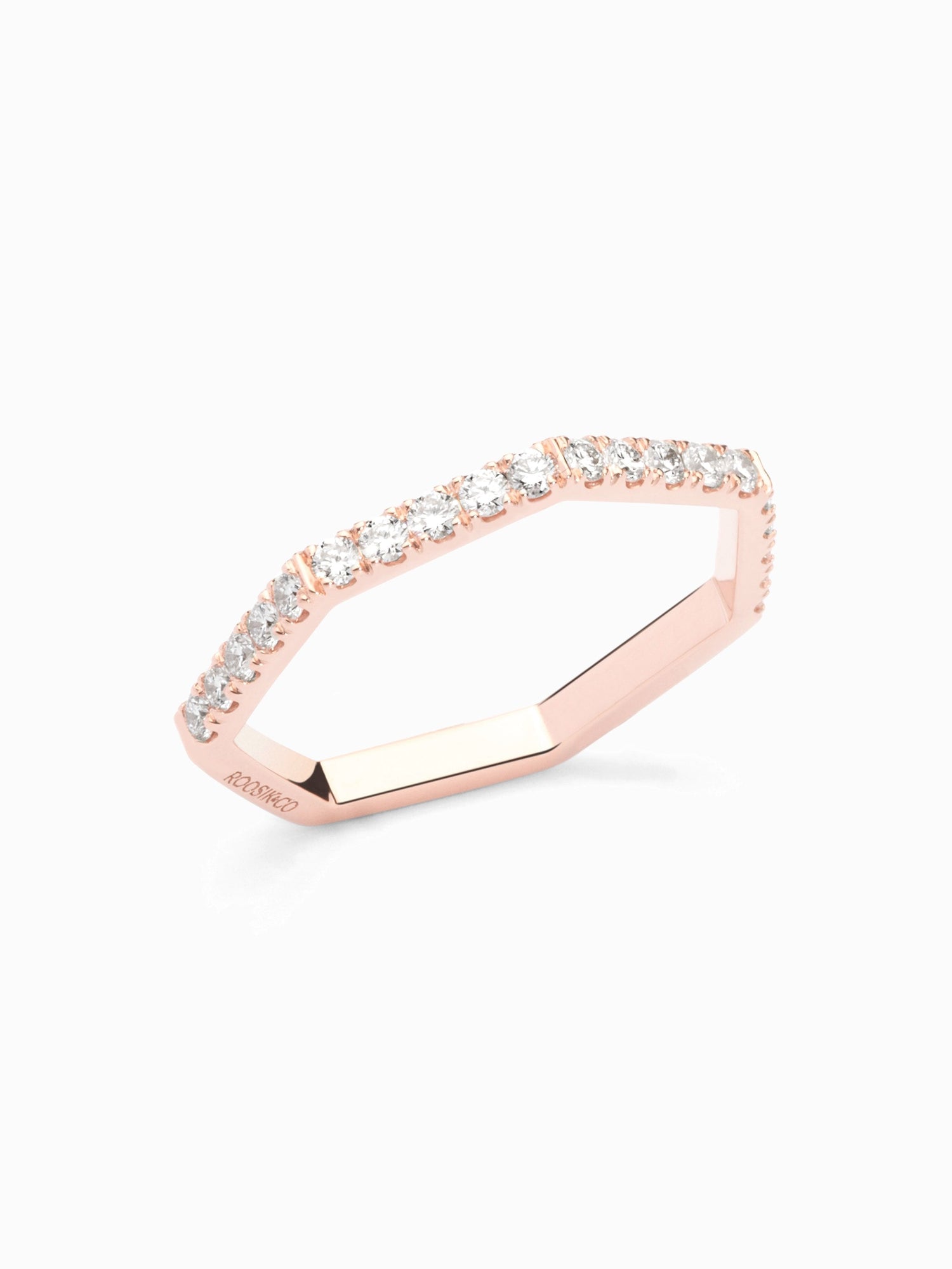 Anell One Diamants Romanticism · Or rosa - Roosik & Co