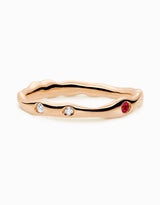 Touramalli Heptalium Gold Ring · Polished
