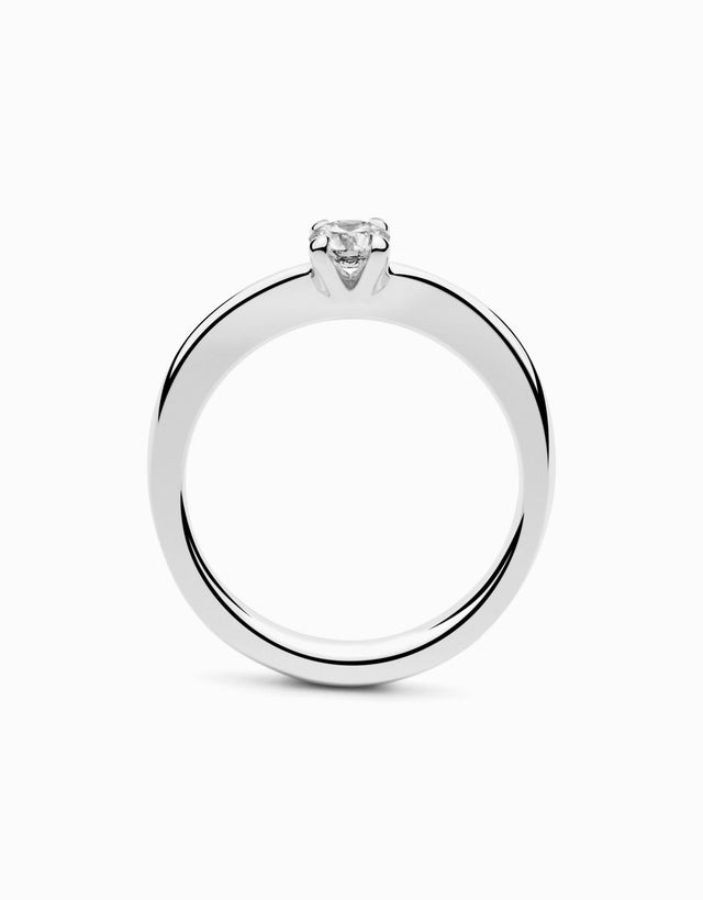 Anell Solitari Slim Platí · 0,35ct - Roosik & Co - Anell