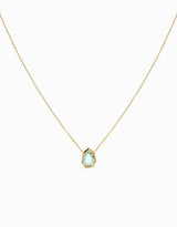 N.58 · Gold pendant · Aquamarine