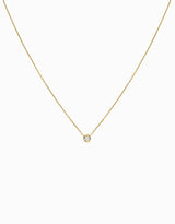 Diamond pendant 0.06ct · Yellow gold