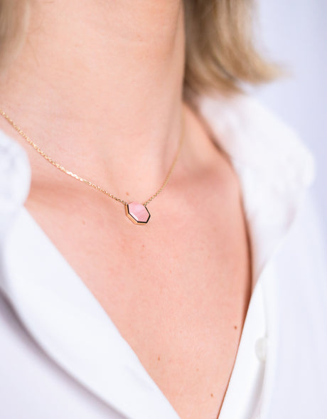 HeptaBloom Opal pendant · Petite