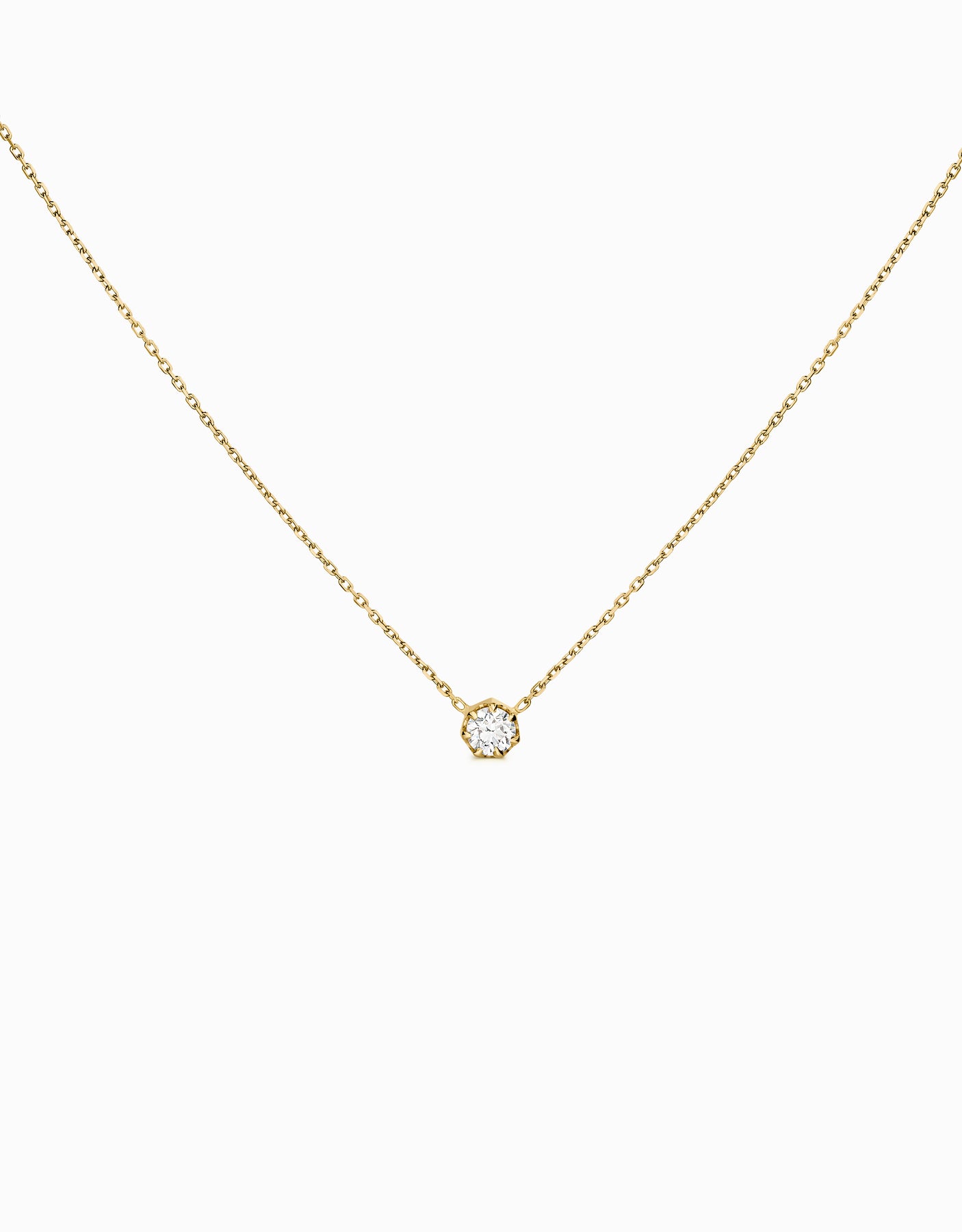 Colgante HeptaSolitaire Gold · 0,15ct