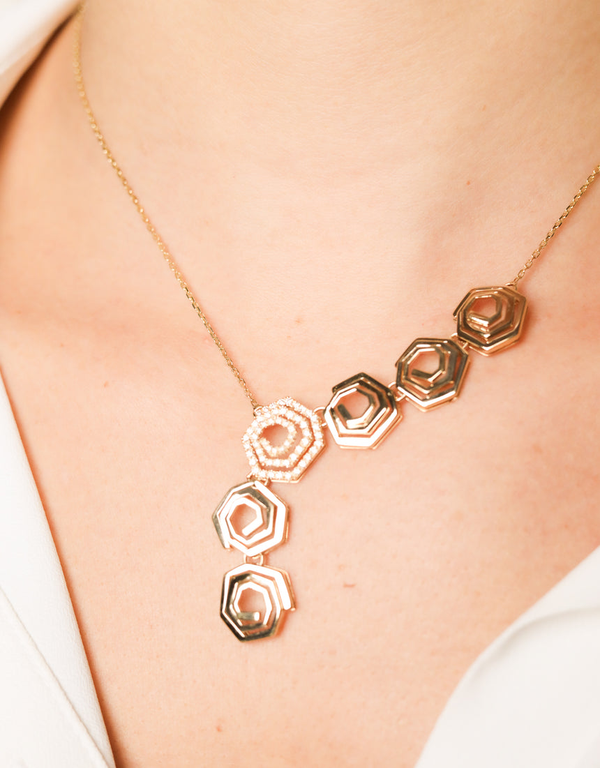 Helix Necklace · Diamonds