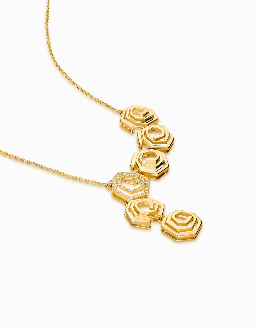 Helix Necklace · Diamonds