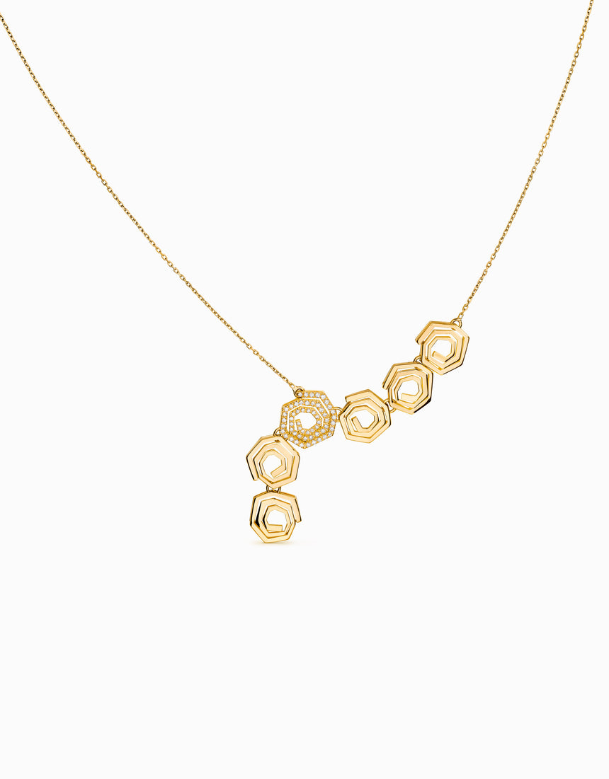 Helix Necklace · Diamonds