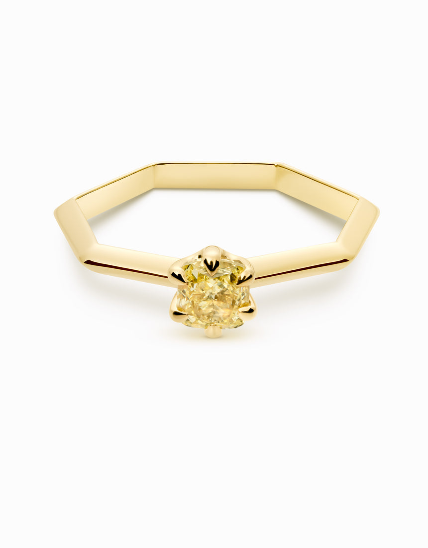 HeptaSolitaire Fancy Yellow · 0,50ct
