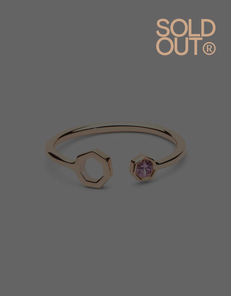 Hepta Puzzle Pink · Safir rosa
