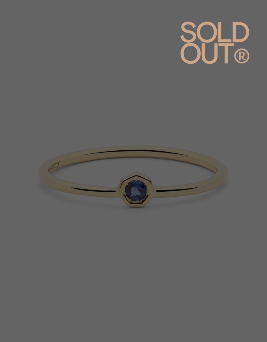 Anillo Sapphire · Zafiro Azul