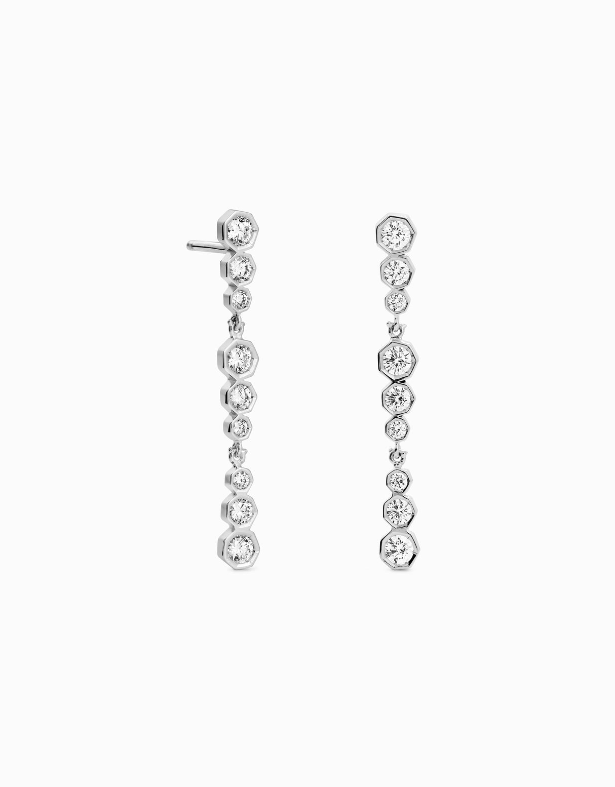 Pendientes Tripletes Drop· Diamond