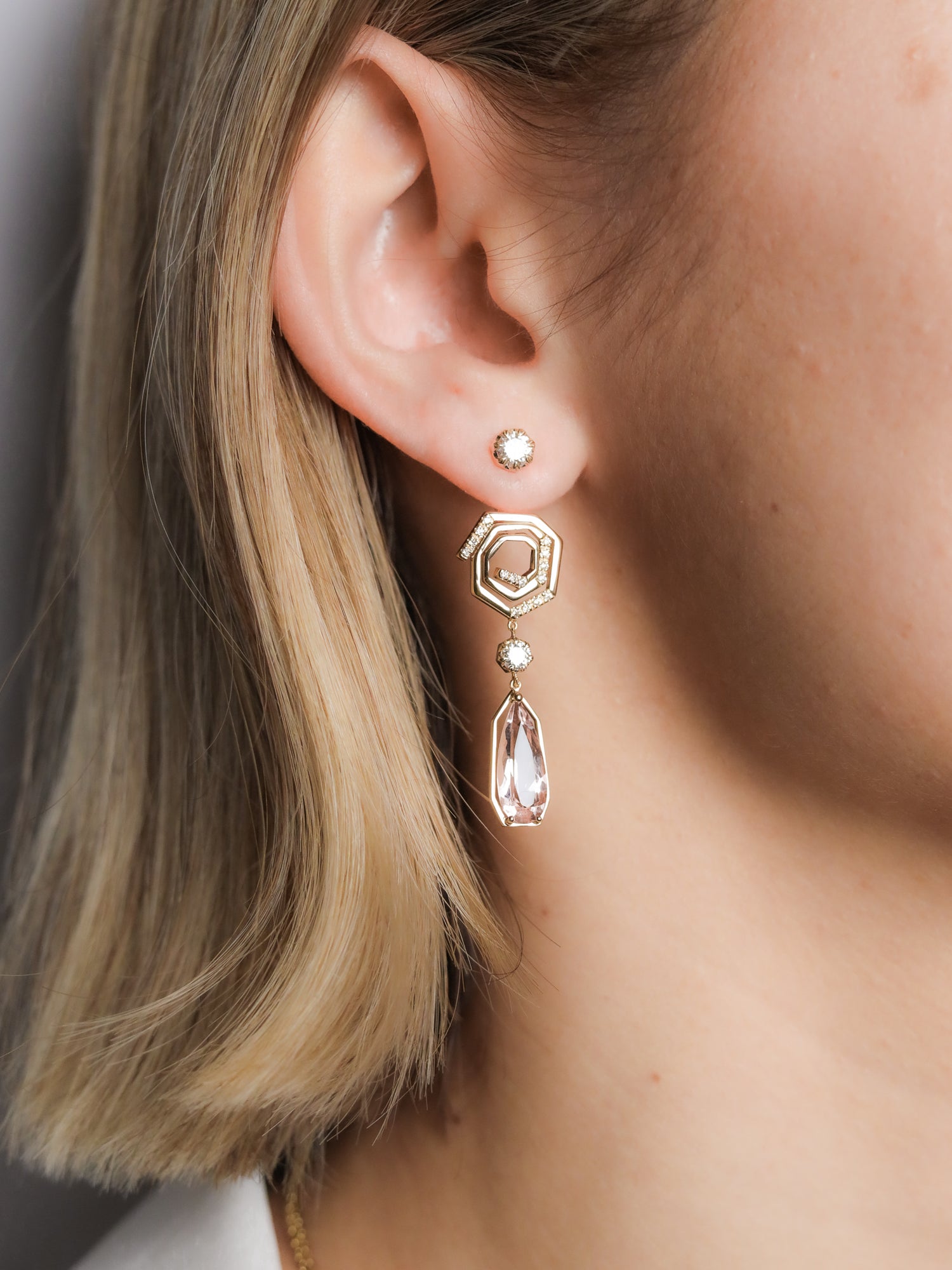 Arracades Helix Morganite · Morganita