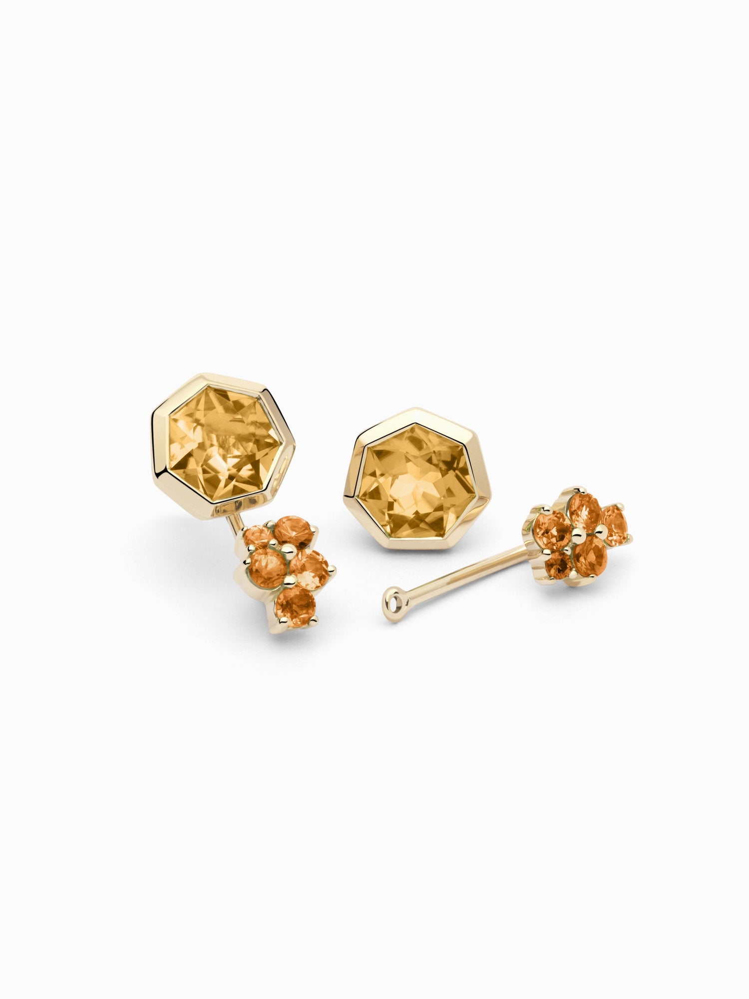 Arracades Blossik · Safir Groc - Roosik & Co - Arracades