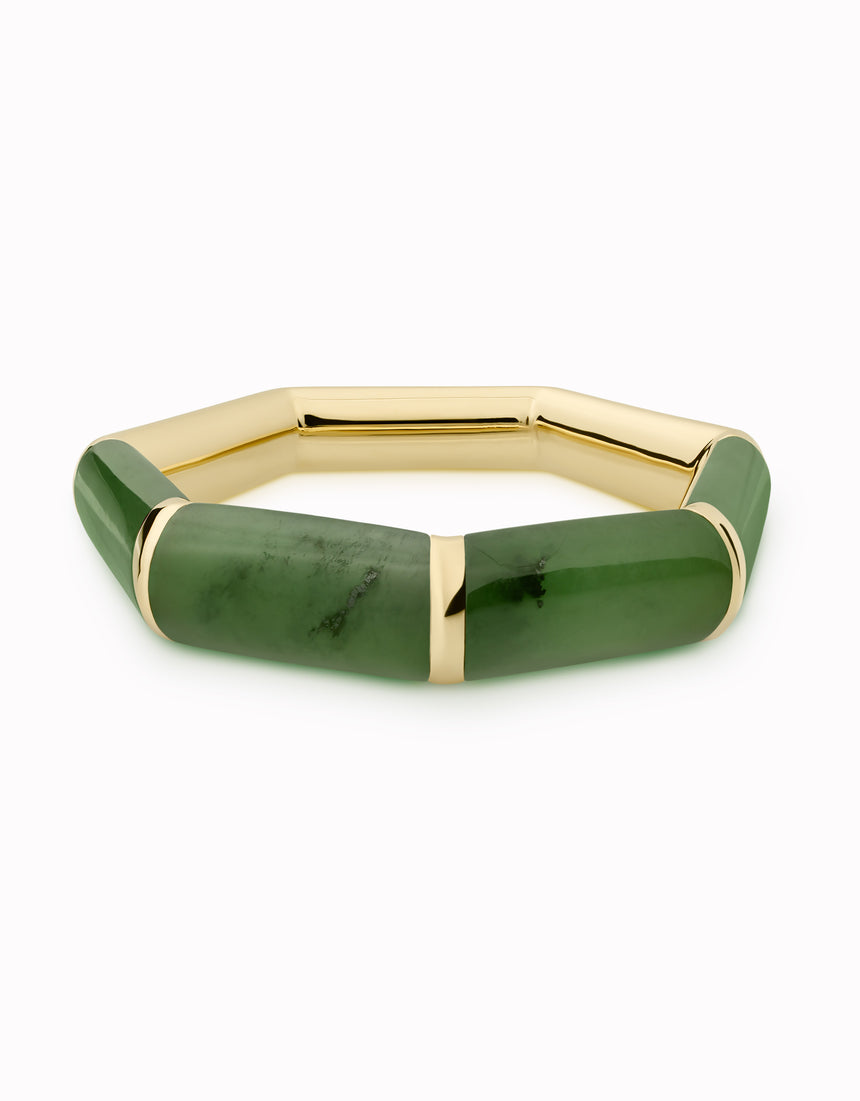 Anillo HeptaBloom · Wide Gem